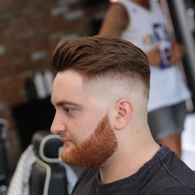 A skin fade at Steven Caine
